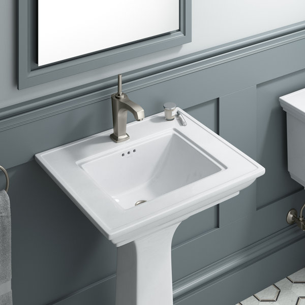 K234480,10,40 Kohler Memoirs® Stately 24" Pedestal Bathroom Sink